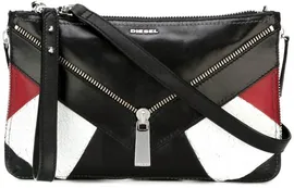 Черный кожаный клатч от Diesel