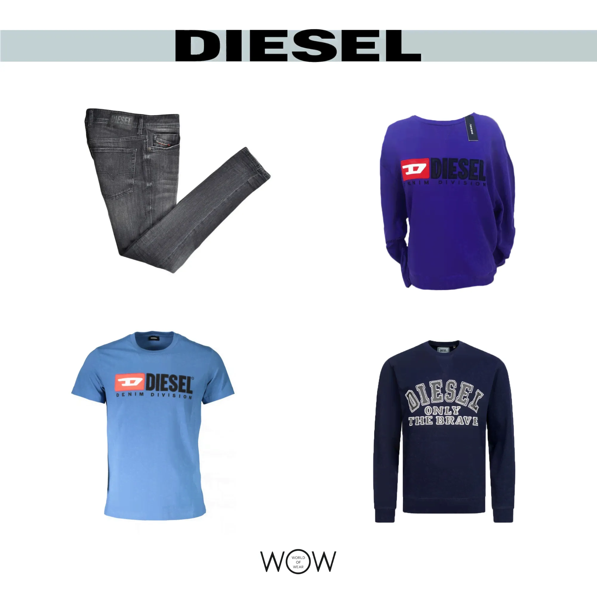 DIESEL мужская и женская одежда