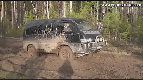 Delica и грязь.
