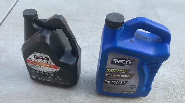 Motor oil 15w40 vs 10w30