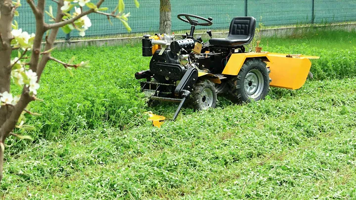 Cositoare frontala cu tamburi pentru minitractoarele Progarden Campo T12