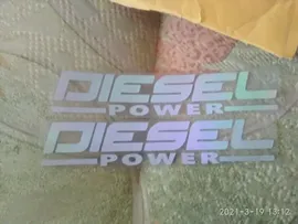 🛍 Автомобильные наклейки Diesel Power JDM наклейка, декоративные светоотражающие водонепроницаемые наклейки для автомобиля, 18*3,5 см