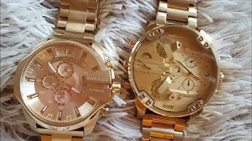 DIESEL WATCHES - #DZ7399 VS. #DZ4360 - GOLD TONE WATCHES - MR DADDY VS. MEGA CHIEF -UHD, MUSIC VIDEO