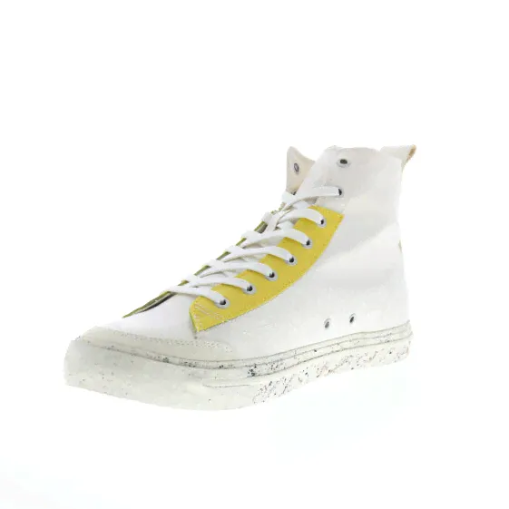 Diesel S-Athos Mid Y02879-PS438-H8981 Mens White Lifestyle Sneakers Shoes-2
