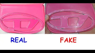 Diesel 1DR bag real vs fake. How to spot fake Diesel bags