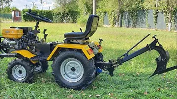 ProGARDEN Campo 1856-4WD, minitractor, proba plug.