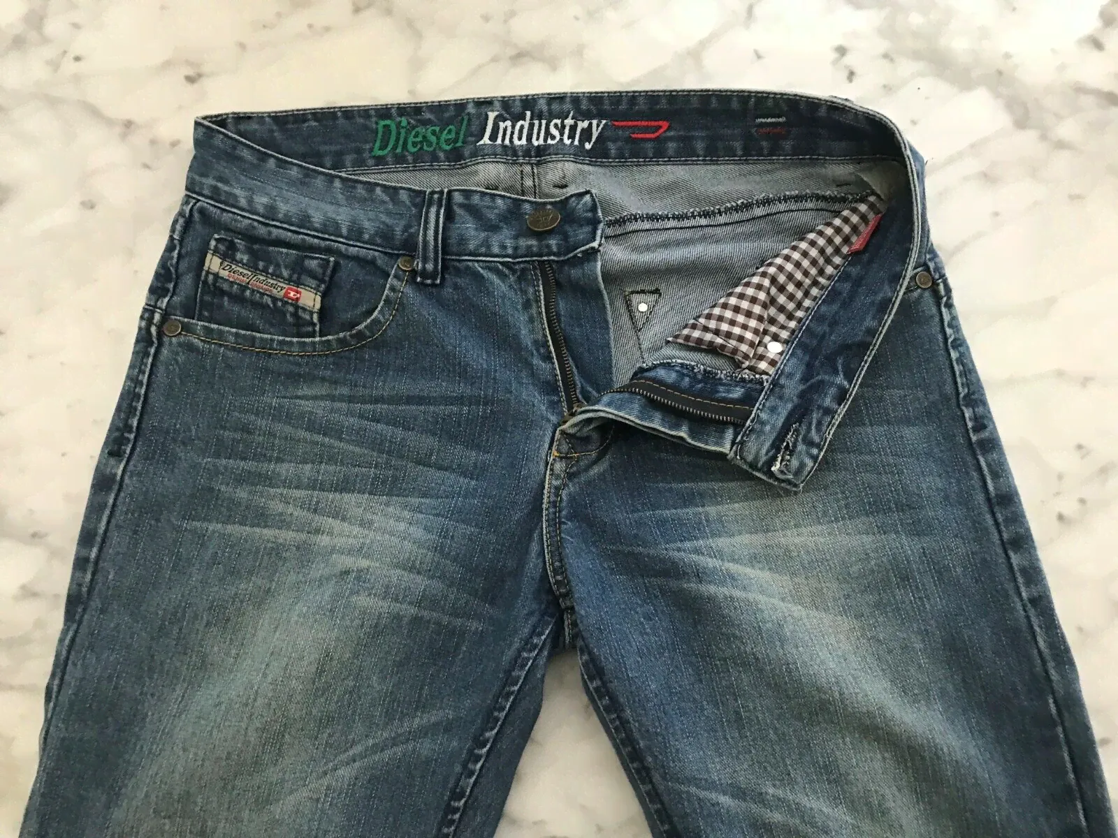 Vintage Mens diesel industry denim division 1978 Only The Brave Jeans W30 L33.